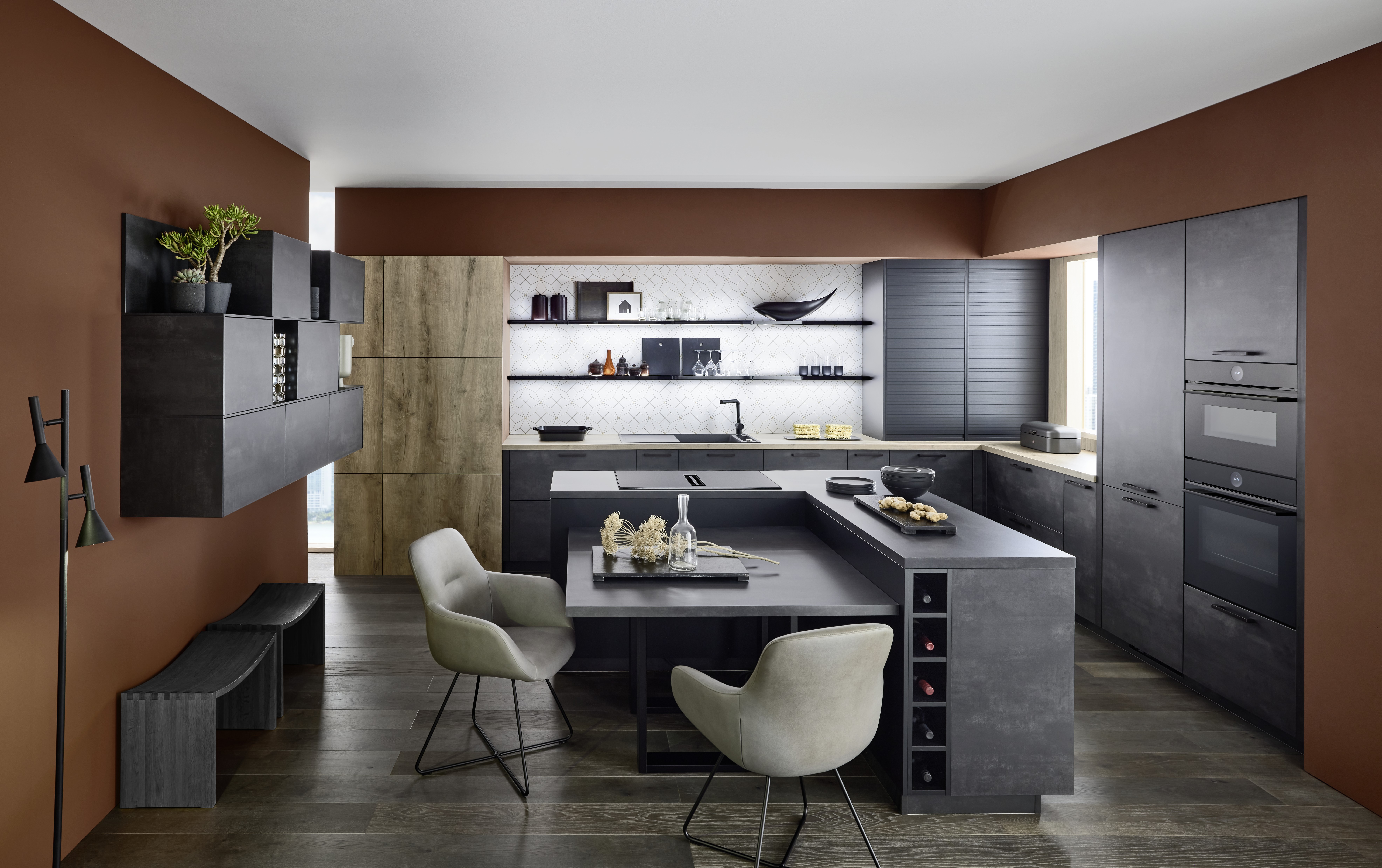 Nobilia-Küche_Japandi_Stil_mit_Bosch-Geräten